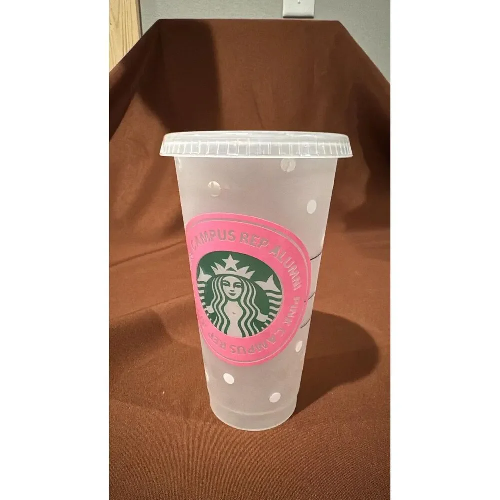 Starbucks PINK cold cup tumbler